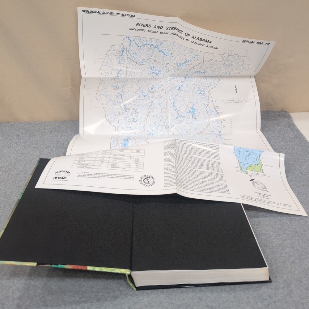 Fishes of‎ Alabama and the Mobile Basin Oxmoor House 1996 Hardcover with Map - Picture 4 of 9